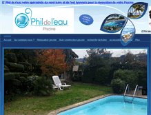 Tablet Screenshot of ophildeleaupiscine.com